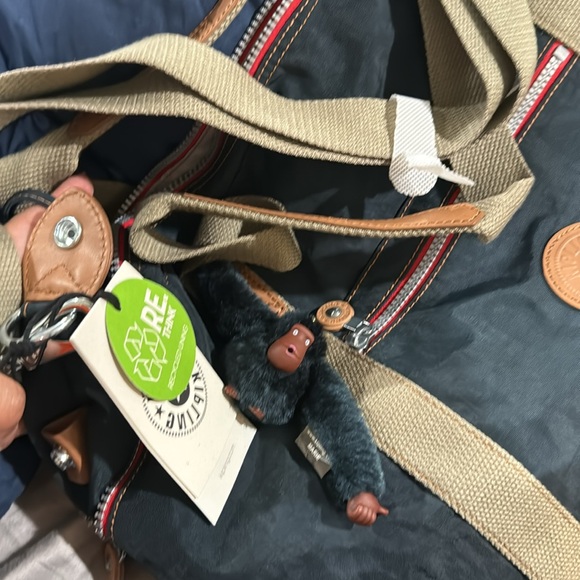 Kipling Art Satchel In True Navy C - Picture 16 of 16